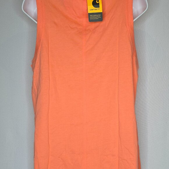 Carhartt Relaxed Fit Lightweight Tank in Fresh Salmon, Women's Size L, NWT - Picture 4 of 7